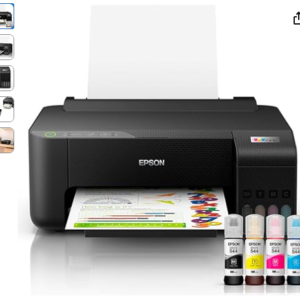Impressora Epson EcoTank L1250 - Tanque de Tinta Colorida, Wi-Fi Direct, Comando de voz, Bivolt, Cor: Preto
